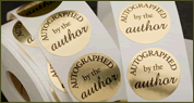 Autographed by the Author Stickers