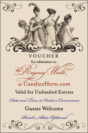 Candice Hern ticket front